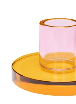 Astra small crystal candle holder