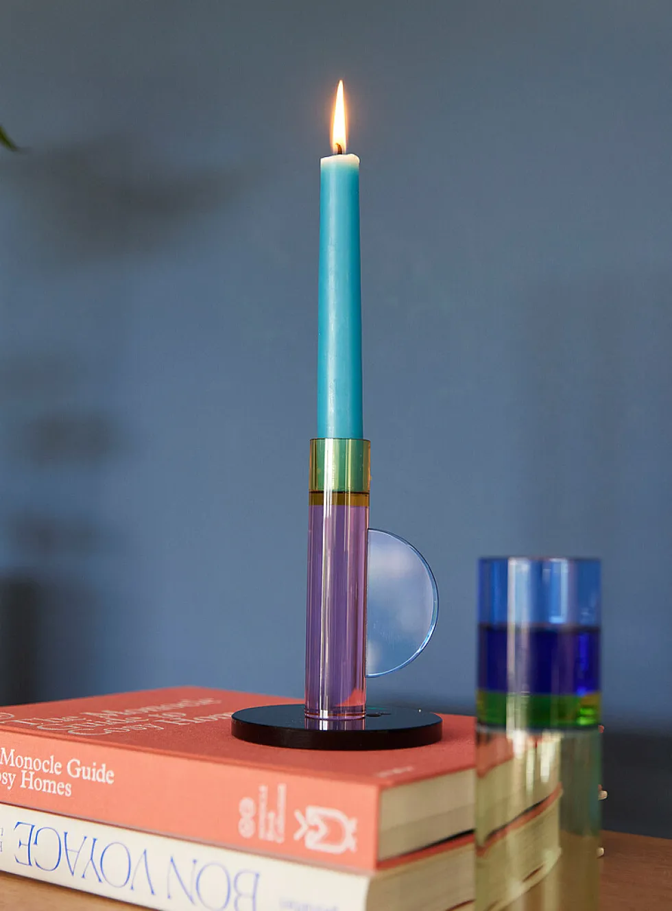Astro crystal candle holder