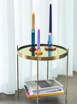 Astro crystal candle holder