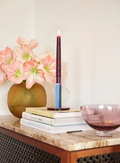 Astro crystal candle holder