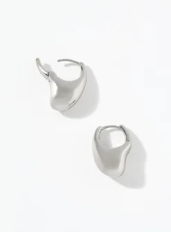 Asymmetric teardrop earrings