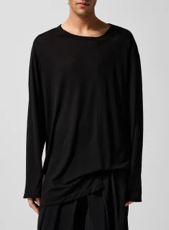 Asymmetrical long-sleeve tee