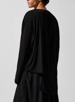 Asymmetrical long-sleeve tee