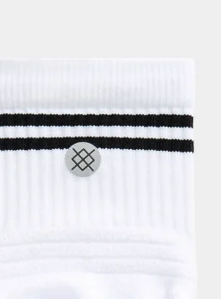 Athletic-stripe golf socks