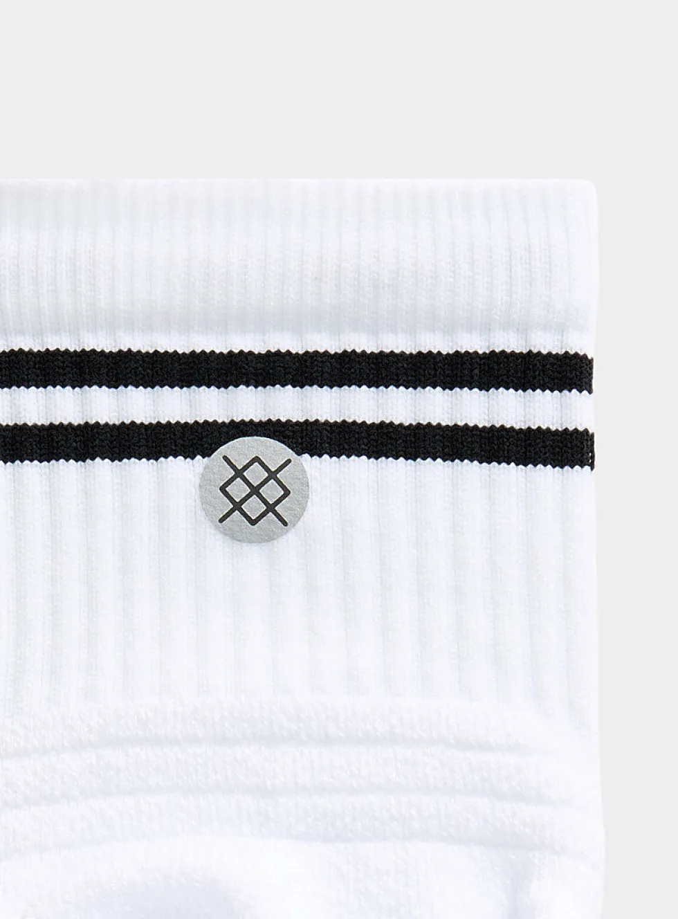 Athletic-stripe golf socks