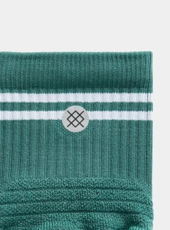 Athletic-stripe golf socks