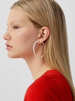 Atlas recycled nylon earrings