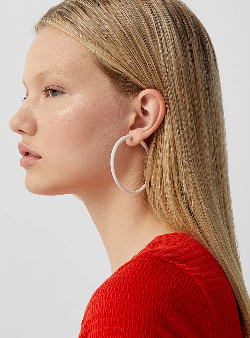 Atlas recycled nylon earrings