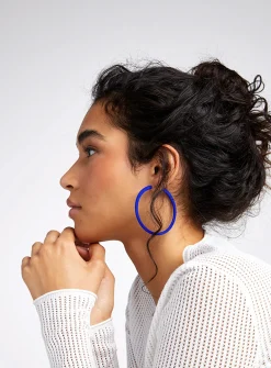 Atlas recycled nylon earrings