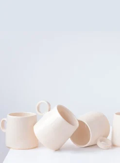 Aube extra-large satiny stoneware mug