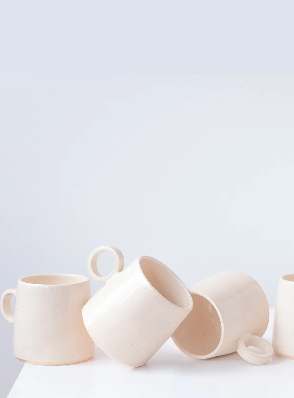Aube extra-large satiny stoneware mug