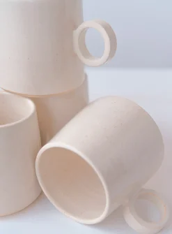 Aube extra-large satiny stoneware mug