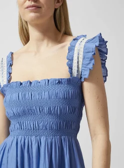 Aubrie smocked bust dress