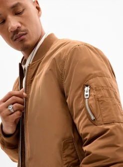 Aviator bomber jacket