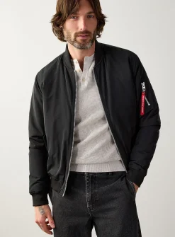 Aviator bomber jacket