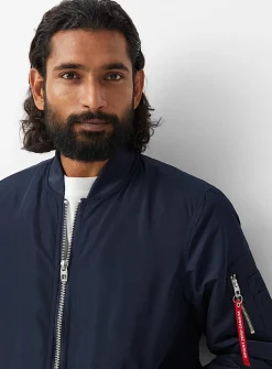 Aviator bomber jacket