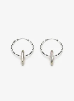 Ayla square pearl earrings