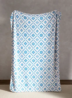 Azulejo soft plush throw