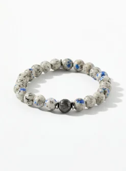 Azurite beads bracelet