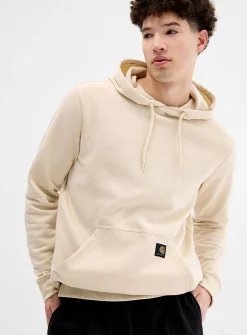 Back camo logo hoodie