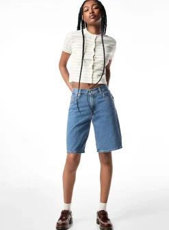 Baggy dad jort