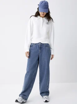 Baggy low-rise jean