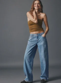 Baggy low-rise jean