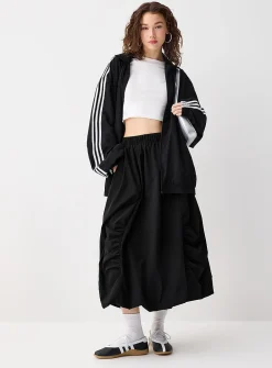 Balloon maxi skirt