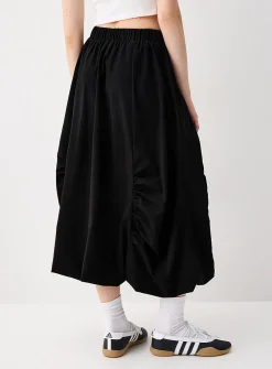 Balloon maxi skirt