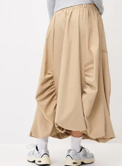 Balloon maxi skirt