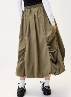 Balloon maxi skirt
