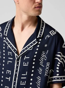 Balmain Club printed cabana shirt