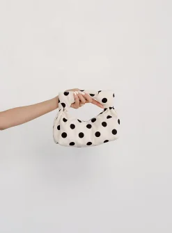 Bambi knotted handle evening bag