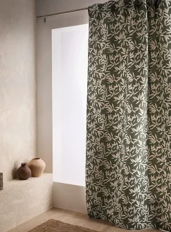 Bamboo leaves blackout curtain