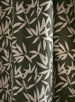 Bamboo leaves blackout curtain