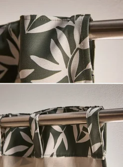 Bamboo leaves blackout curtain