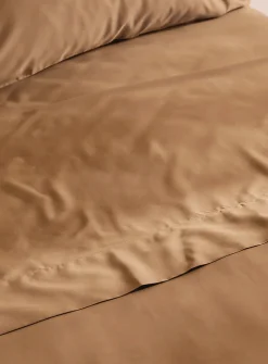 Bamboo rayon and organic cotton sheet set