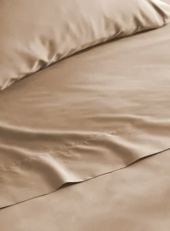 Bamboo rayon and organic cotton sheet set