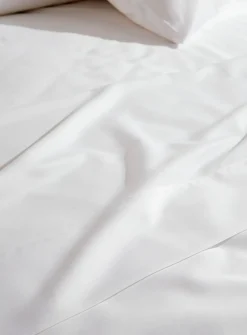 Bamboo rayon and organic cotton sheet set