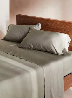 Bamboo rayon and organic cotton sheet set