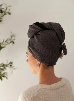 Bamboo terry turban towel