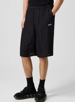 Banker stripes flowy Bermuda short