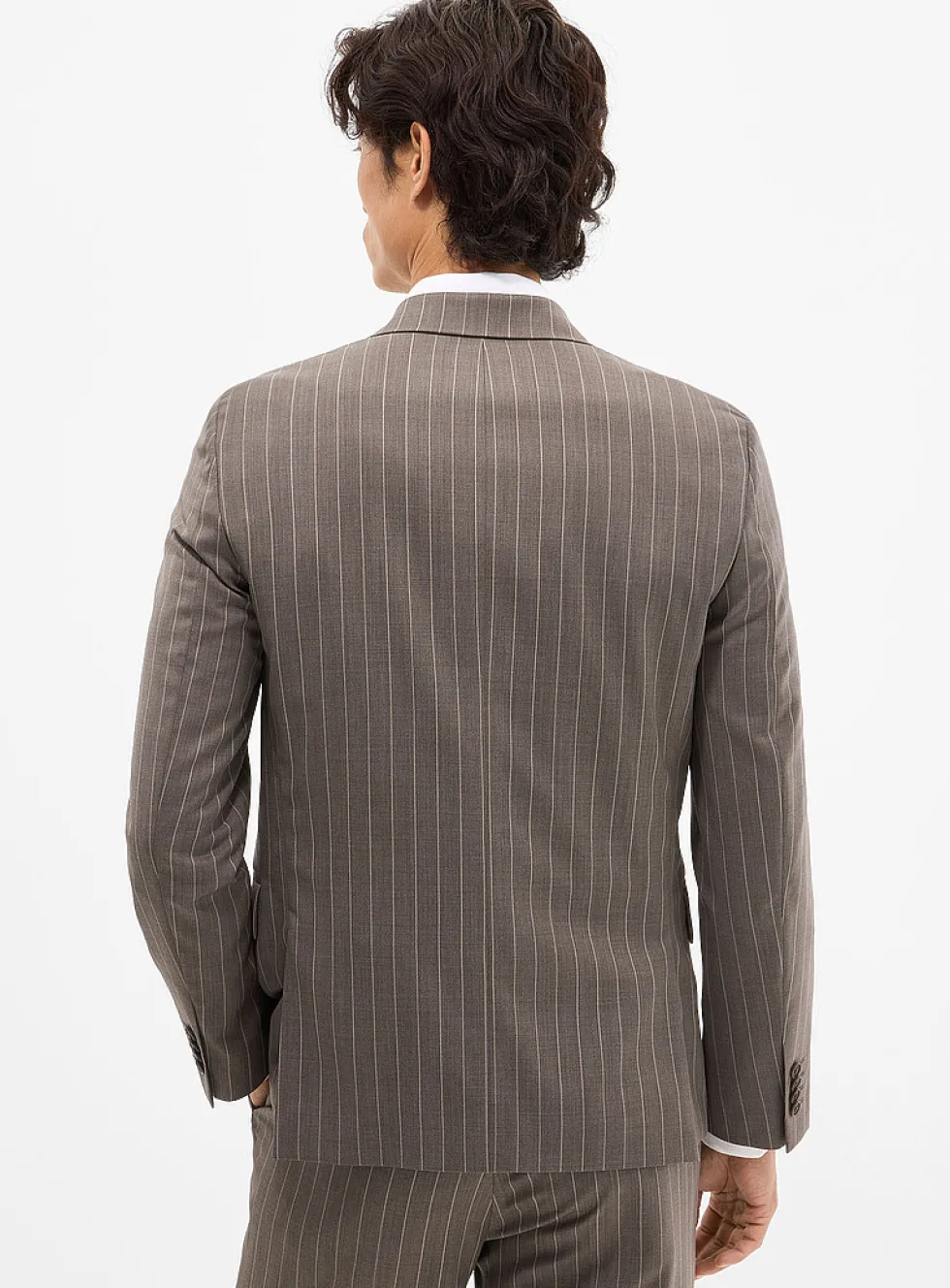 Banker-stripe jacket