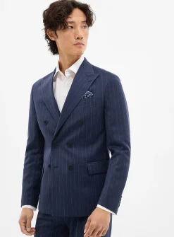 Banker-stripe jacket