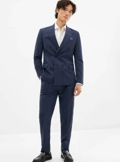 Banker-stripe jacket