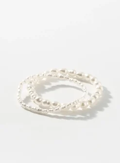Baroque pearl bracelets