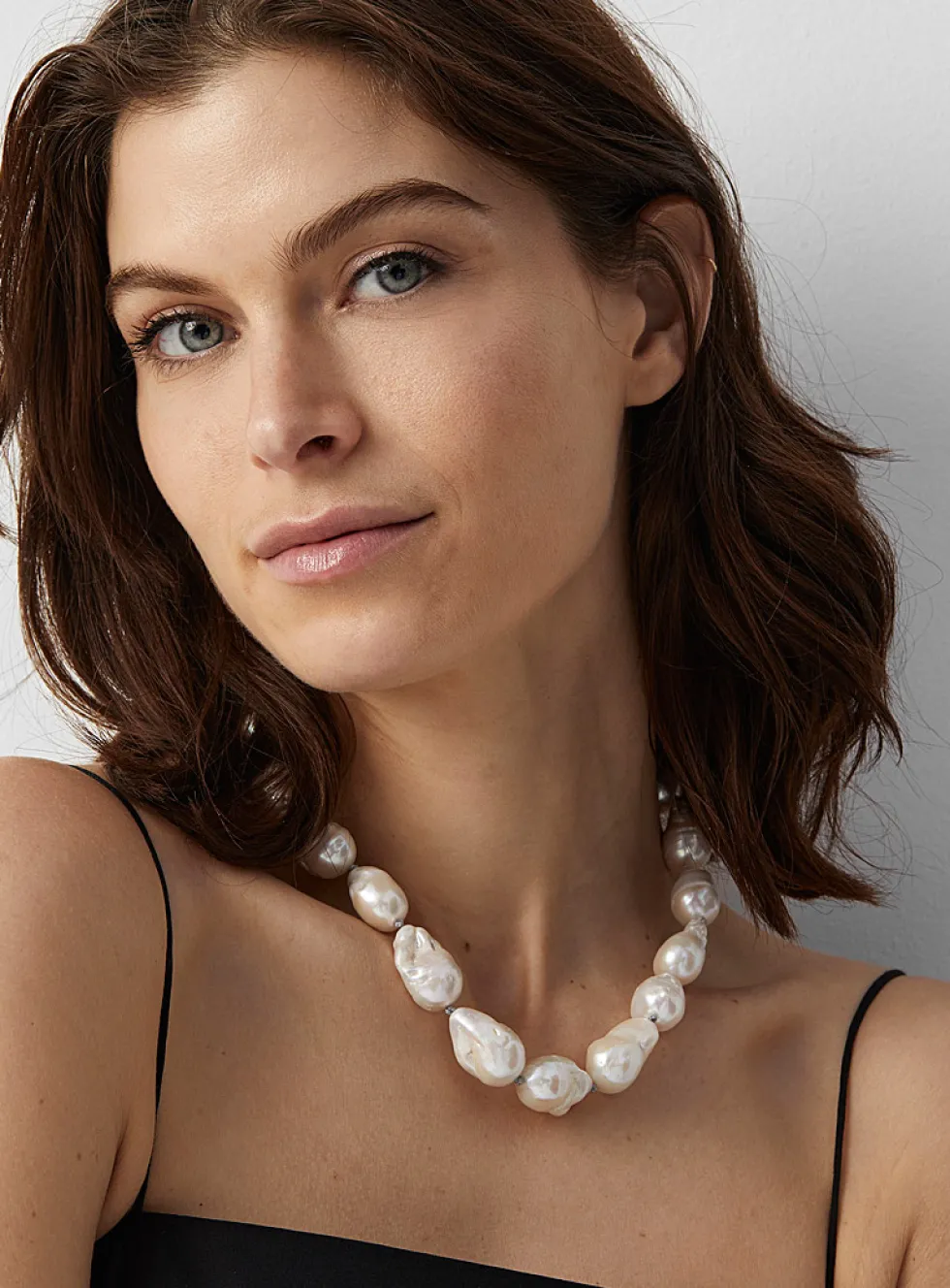 Baroque pearls necklace