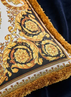 Baroque pure silk cushion