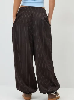 Barrel-leg dress pant