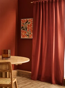 Basket weave curtain